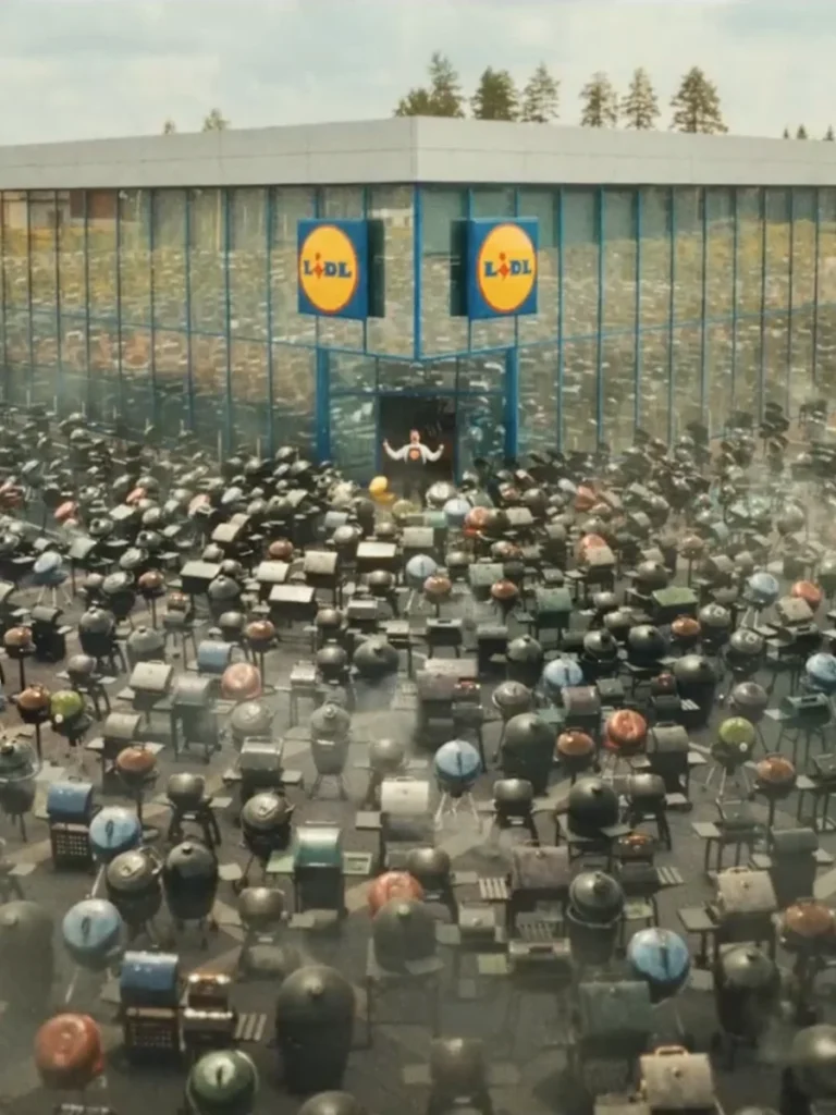 Still from the LIDL commercial
